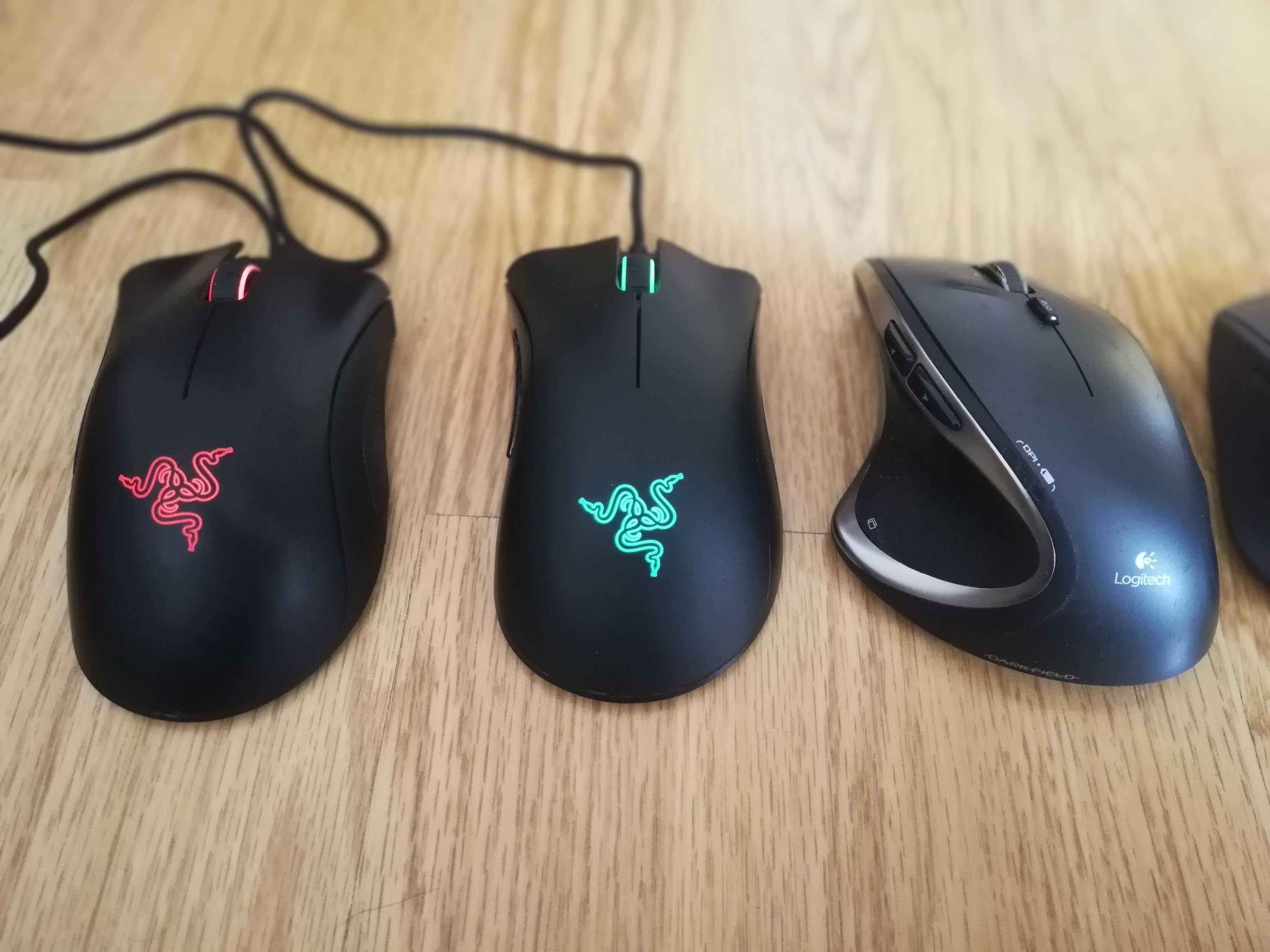 Mouse Gaming Razer, Logitech