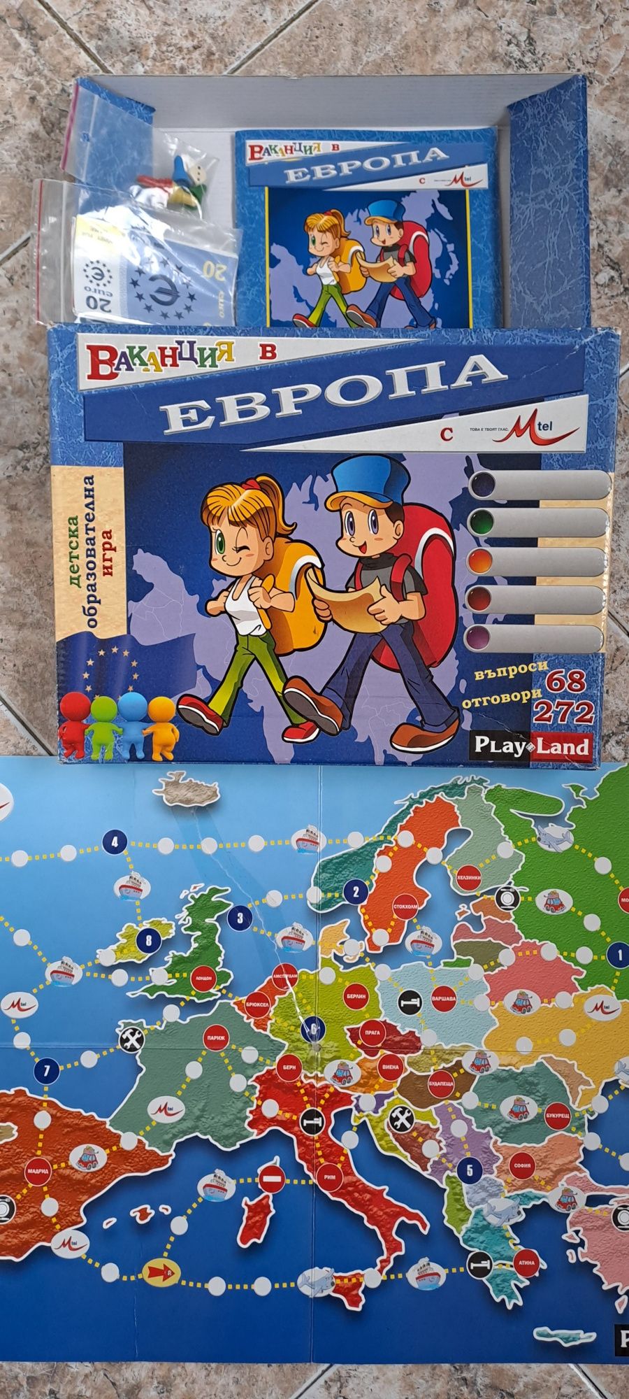 Настолни игри-Животните по света, Ваканция в Европа