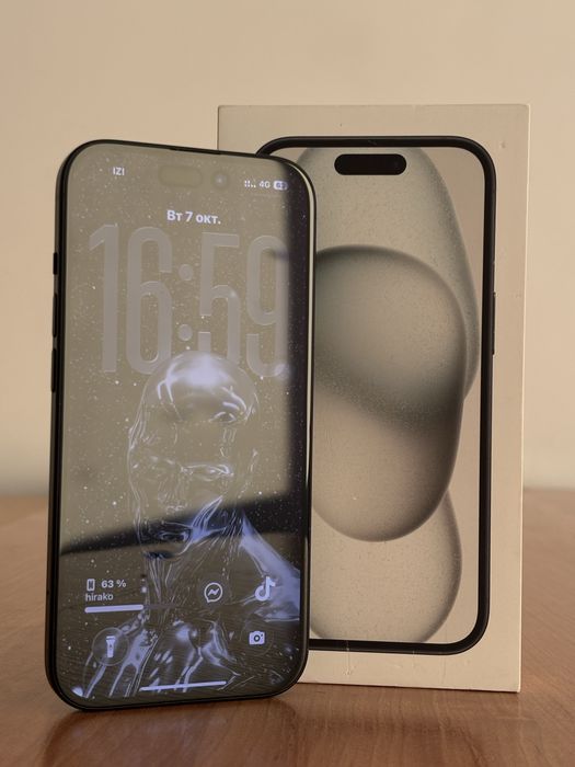 Iphone 15 256гб 98% black