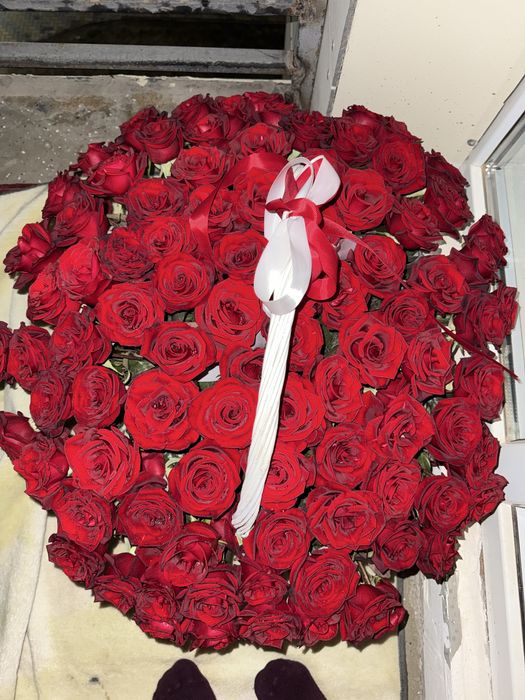 Красивые цветы 101 розы