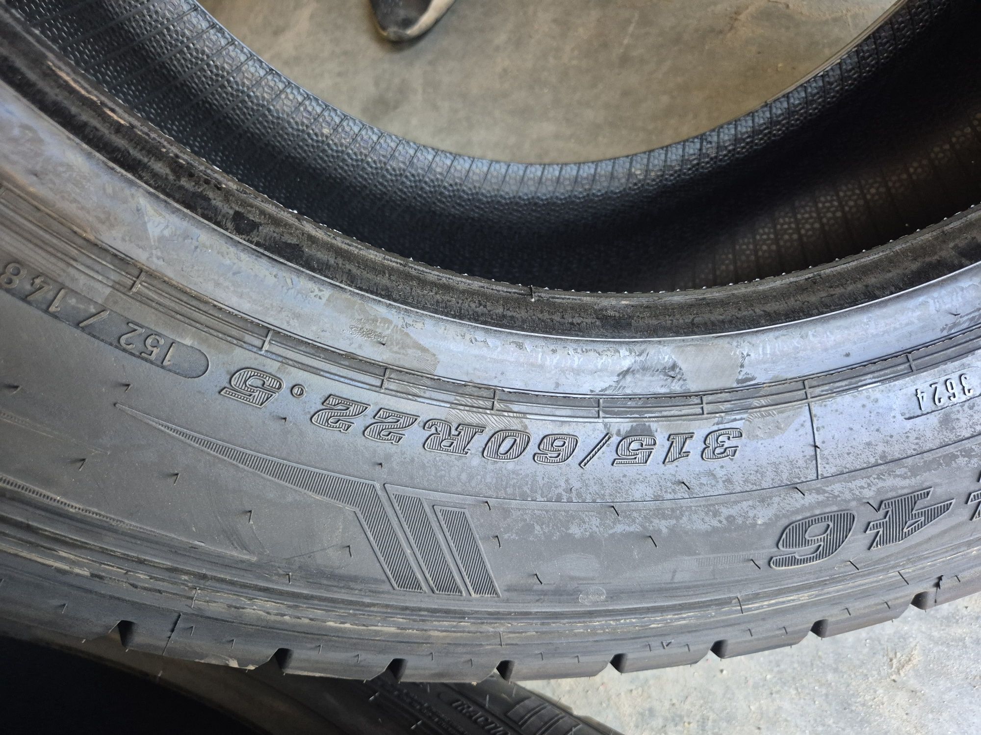Anvelope camion tractiune noi Dunlop 315 60 22,5