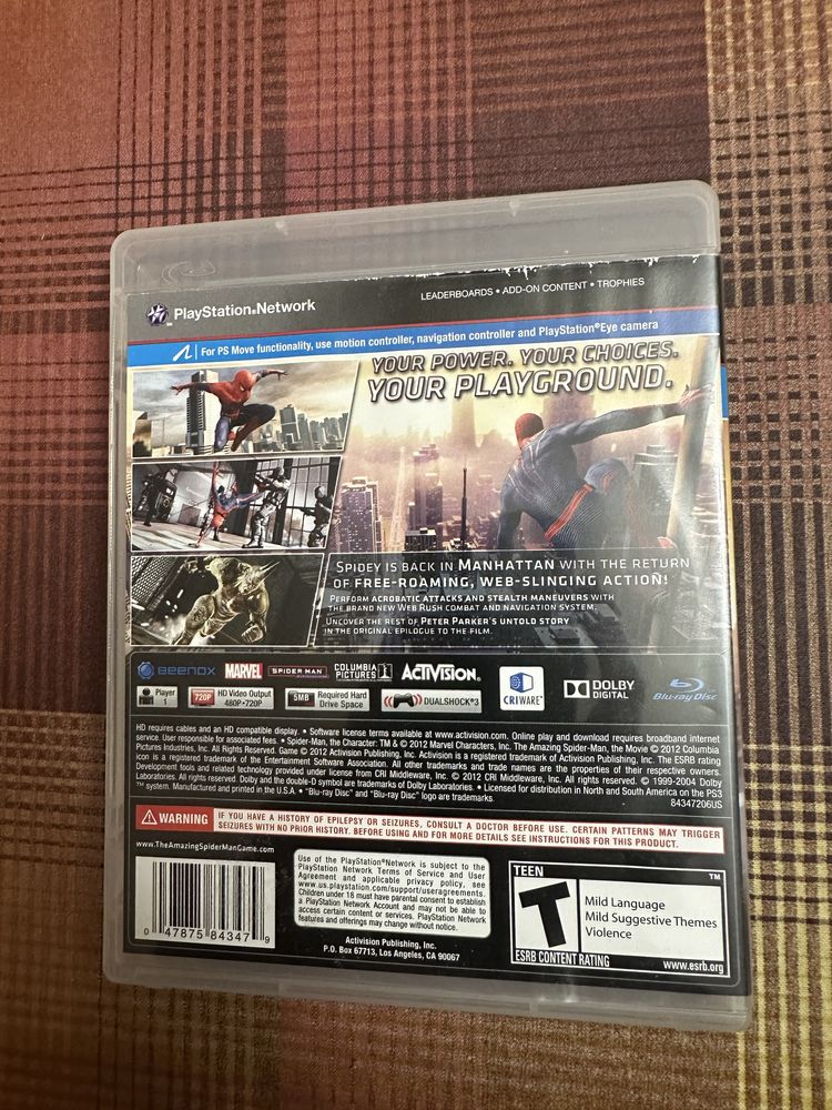 The Amazing Spiderman за PS3