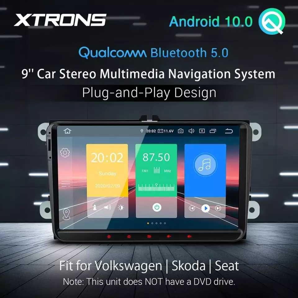 Навигация android vw skoda seat всички модели 9 инч андроид мултимедия