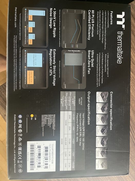 Thermaltake THOUGHPOWER PF3 850w 80+ Platinum
