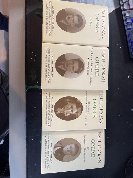 Cărți filozofie – Emil Cioran și Arthur Schopenhauer (set complet)