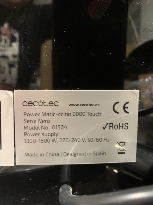 Кафеавтомат Cecotec 8000