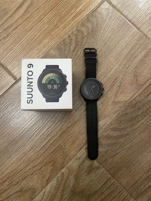 Ceas sport Suunto 9 BARO Titanium, unisex, black