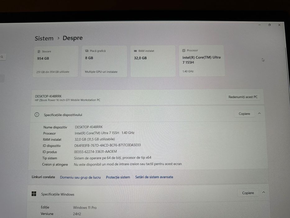 Laptop HP ZBook Power 16 inch G11