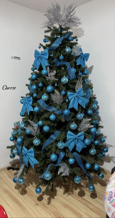 Brad artificial Christmas Deluxe Sersimo, ace 3D, 230cm
