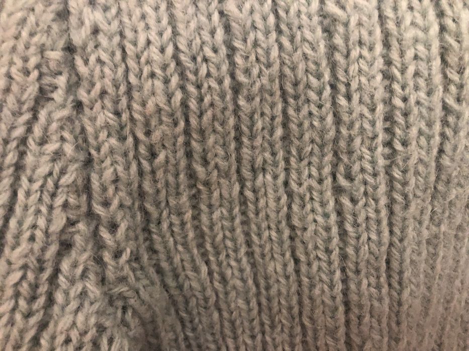 pulover lana/mohair cu model lucrat manual