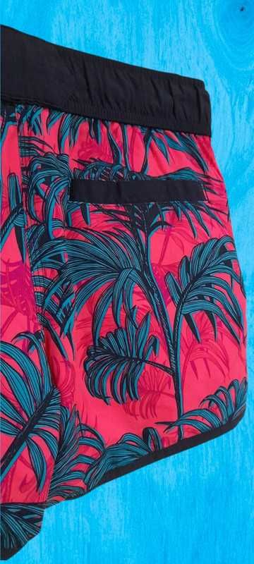 Boardshorts dama cu talie elastica si cordon Olaian