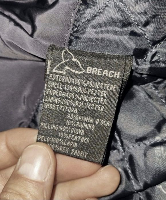 Geacă ski, Breach, cu puf, pene si blana iepure - S