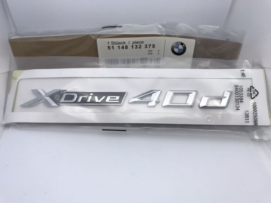 Emblema BMW X-drive 40d