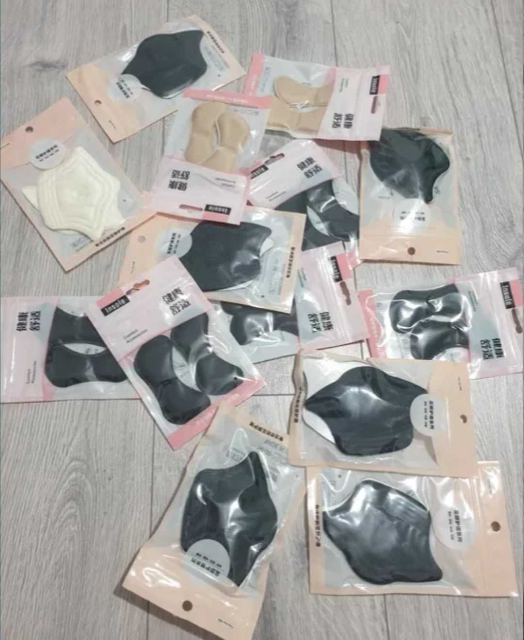 Protectii călcâi pentru pantofi/Branturi sport, Burete, Antibacterian