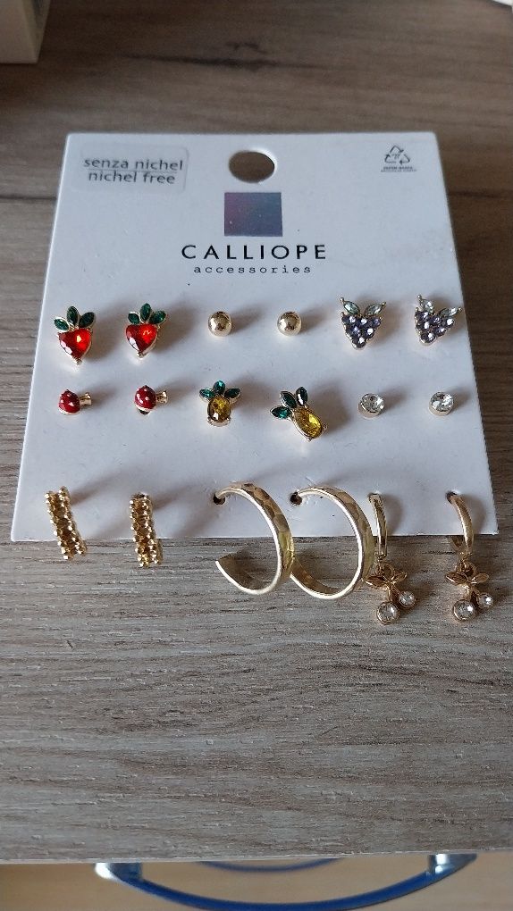 Обици, златни обици, calliope accessories