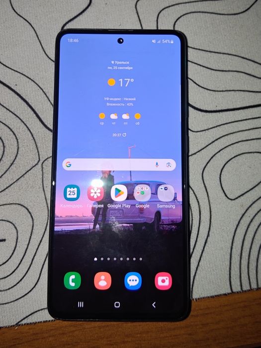 Самсунг А51 с дефектом сенсора.