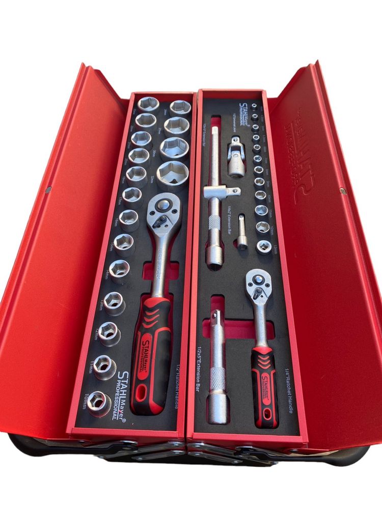 Метален куфар с инструменти 86 части StahlMayer Professional
