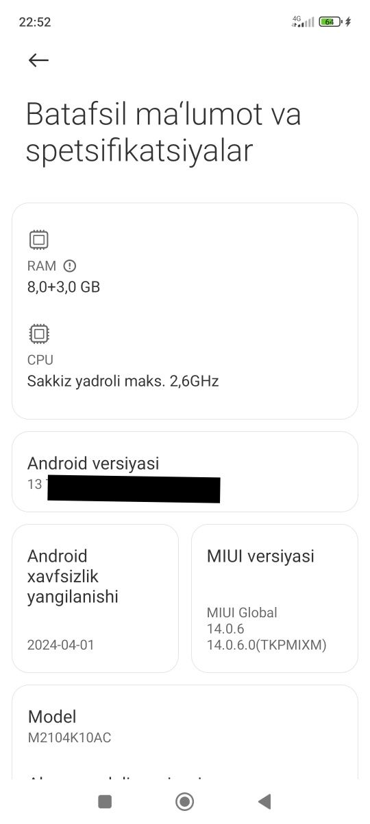 Redmi note 10 pro 5G(Poco x 3 gt)  8/256 Dimensity 1100