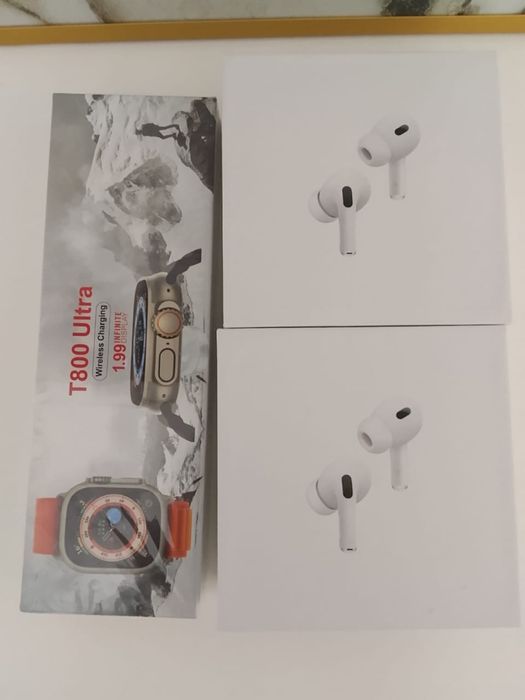 2 AirPods Pro люкс + T800 Ultra
