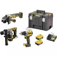 Pachet DeWalt cu 2 acumulatori  si incarcator + valiza DWDCK355P2T-QW