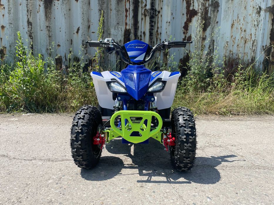 miniATV 800w copii verde albastru roti cauciuc 6" sport