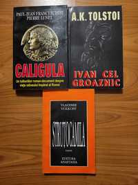 Romane: Caligula-Franceschini,Ivan cel groaznic-Tolstoi, Strutocamila-