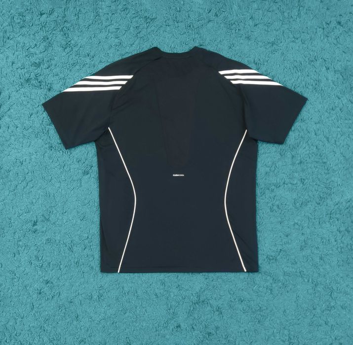 Tricou Adidas Climacool Navy Blue/White