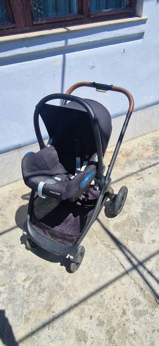 Carucior Maxi Cosi 3 in 1 + Baza Auto Isofix