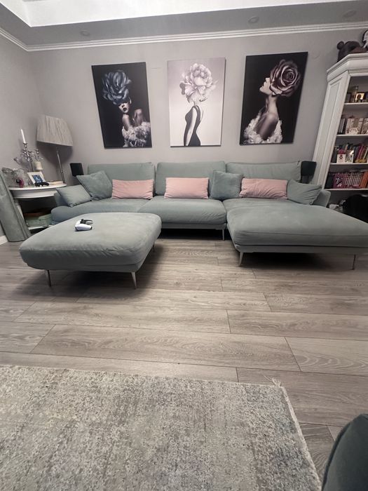 Coltar Huston euromobila + puf picioare