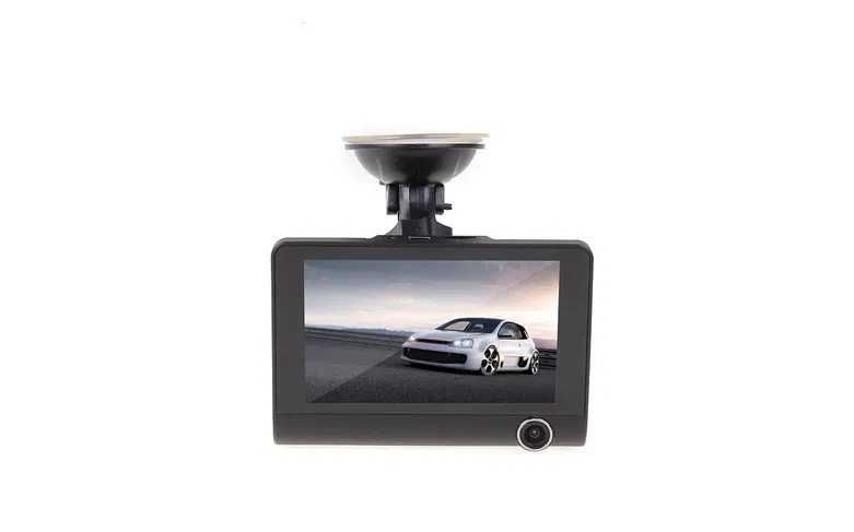 Camera auto video tripla display 4" inch Full HD NOU