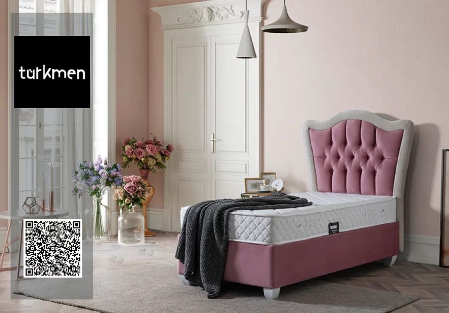 Тапицирано легло Therapy Розово