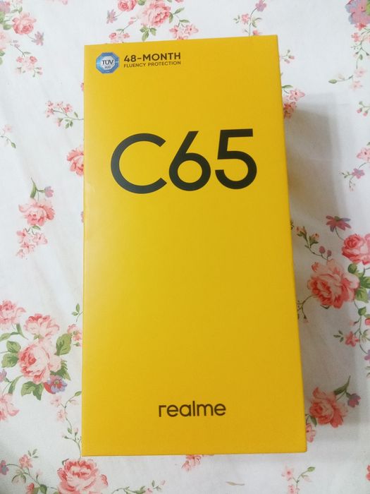 Realme c 65 tel sotiladi  ideal yangi bolip tuript 6/128 hotira