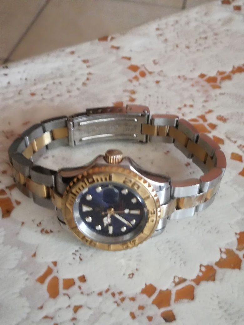 Ceas Rolex mecanism automatic   aur cu otel