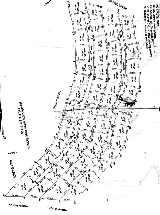 Parcele de teren extravilan de vanzare Cimpenesti