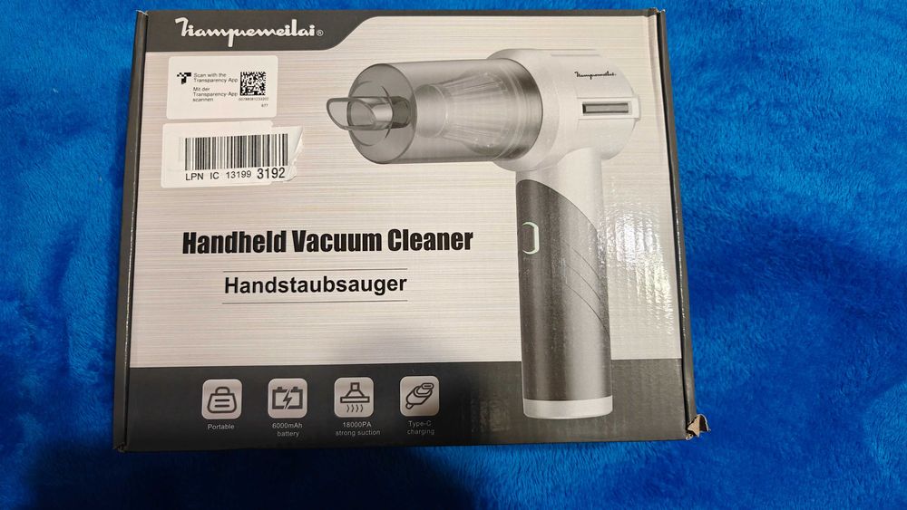 Мощна 4-в-1 Безжична Прахосмукачка 18000PA + 3 HEPA Филтъра