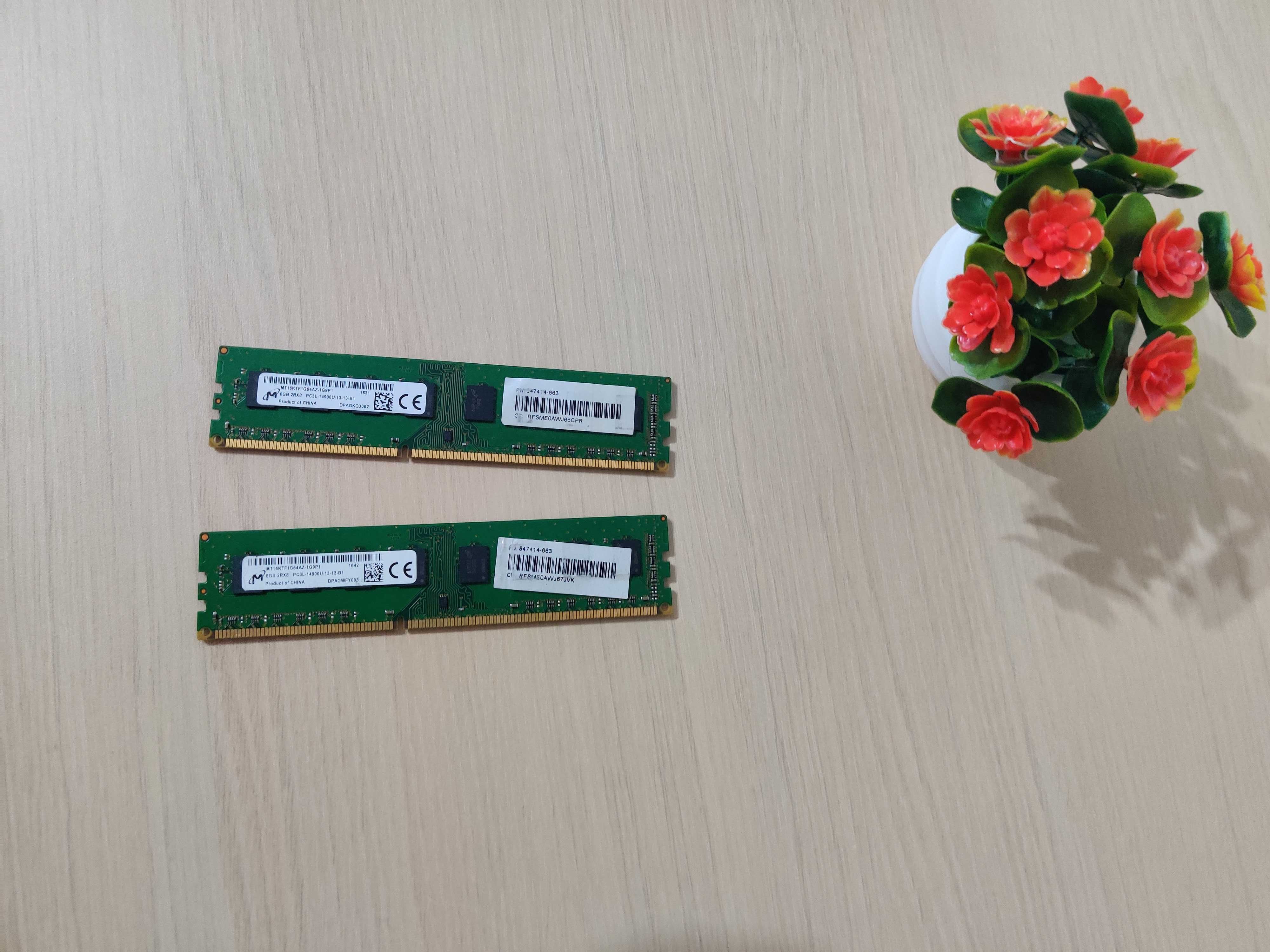 32GB / 16GB DDR3 Micron PC3L-14900U-13-13-B1