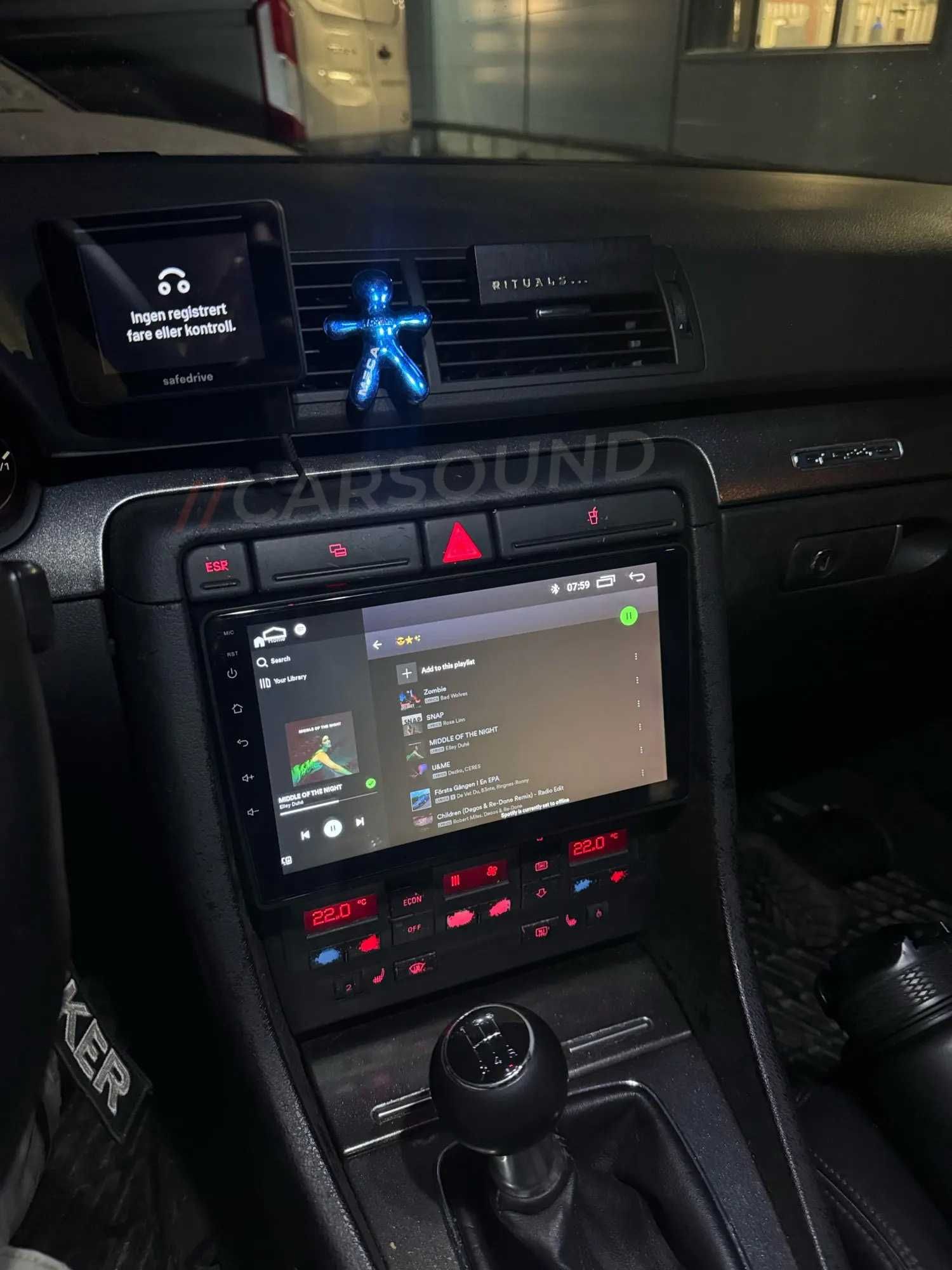 Audi A4 B6 B7 - 9" Android 14 Мултимедия Ауди А4 Навигация Андроид