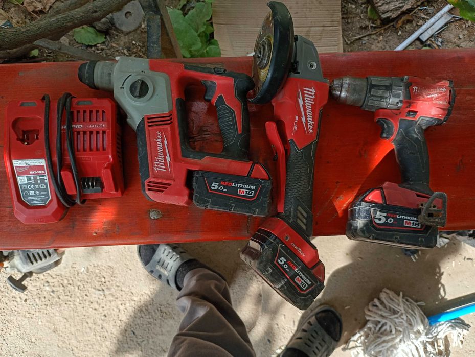 Set milwake bormașină flex rotopercutor