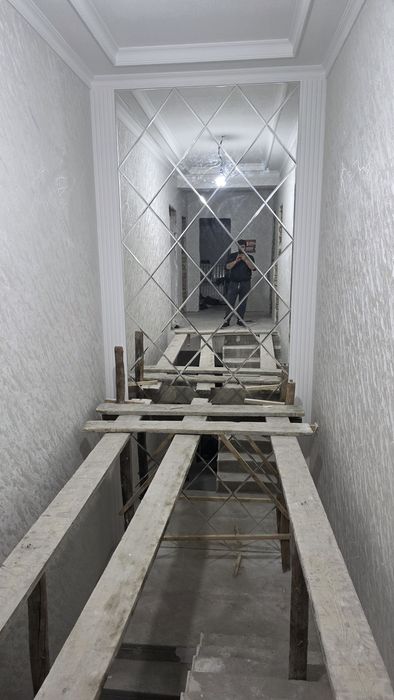 Oyna kesish xizmati rombik tosh oyna