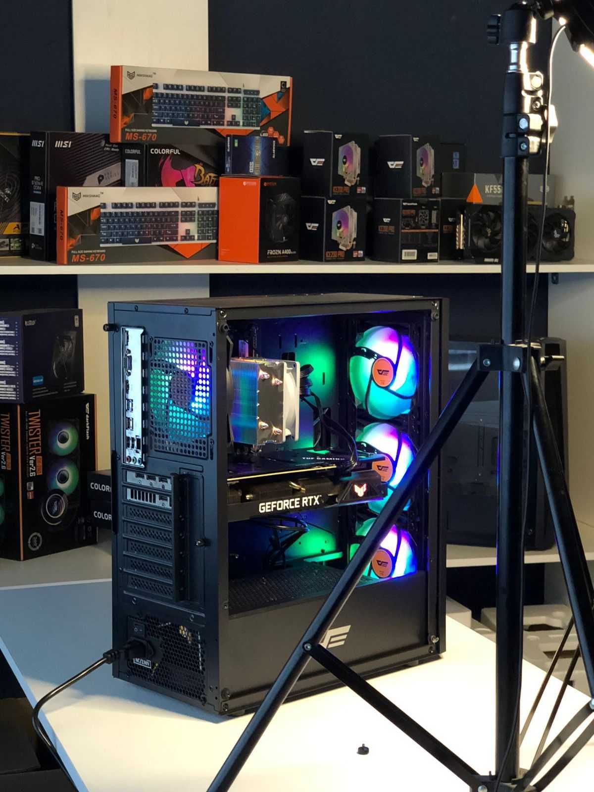 Игровой компютер Core i3-12100F/ОЗУ 16Gb/ SSD 256Gb/HDD 1Tb/GTX 1660 S