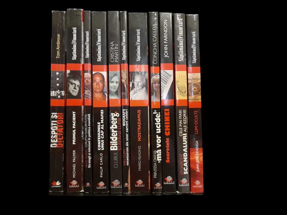 Lot 11 carti non fictiune, biografii, secrete, lumi oculte.