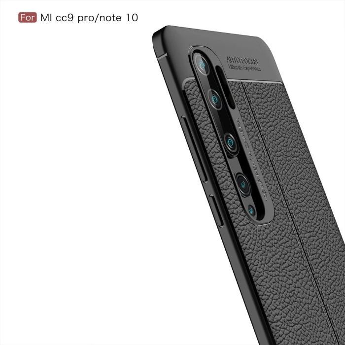 Husa Antisoc model tip PIELE pt Xiaomi Mi Note 10, Mi Note 10 Pro