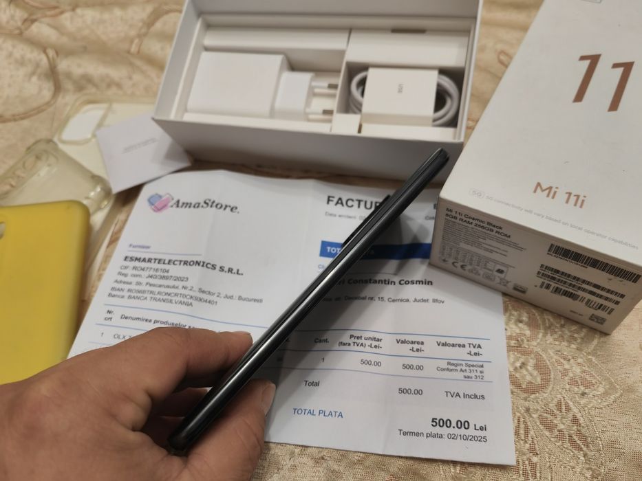Xiaomi mi 11i 256GB în garanție până în octombrie2027