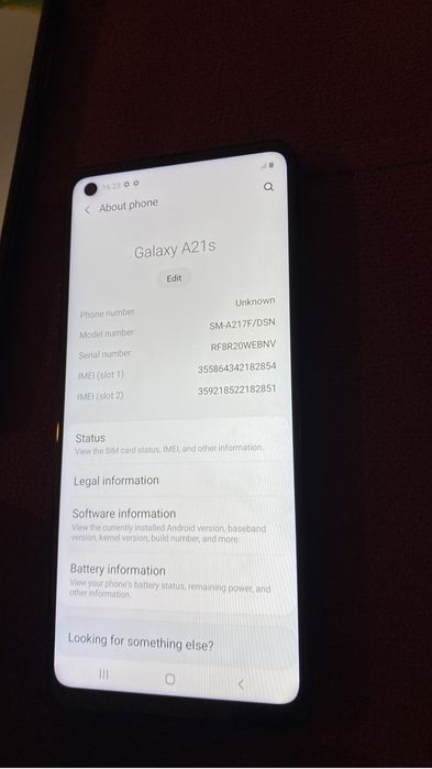 Samsung a21s de vanzare