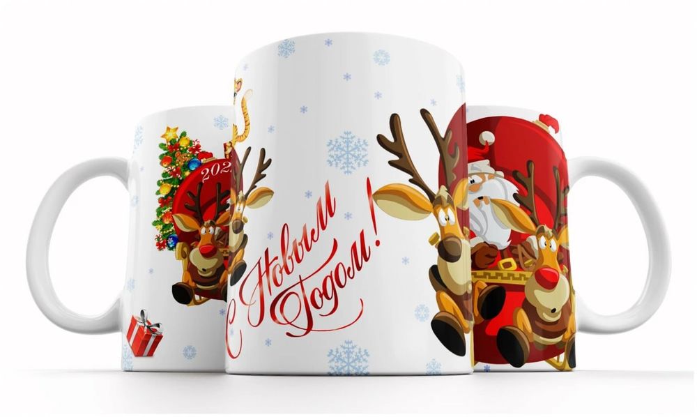 Yangi yil kayfiyatini uyga o‘lib kiradigan rasm tushurilgan bakallar