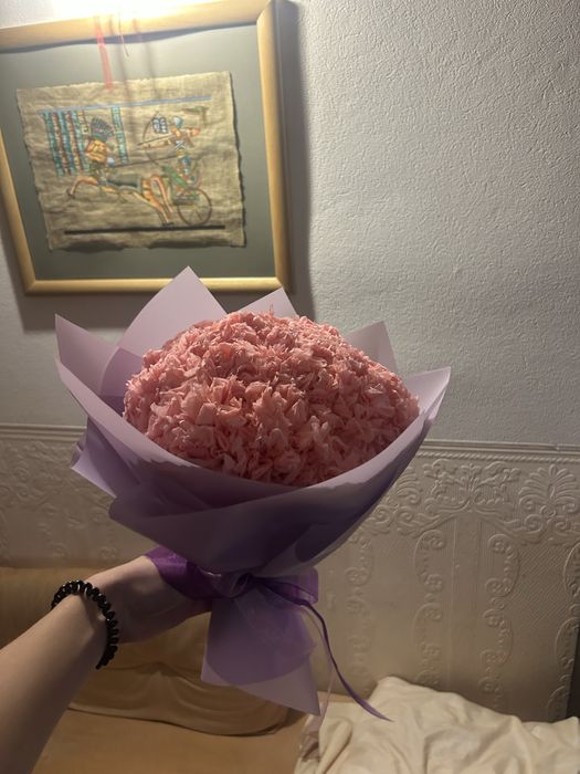 Бумажные букеты на заказ