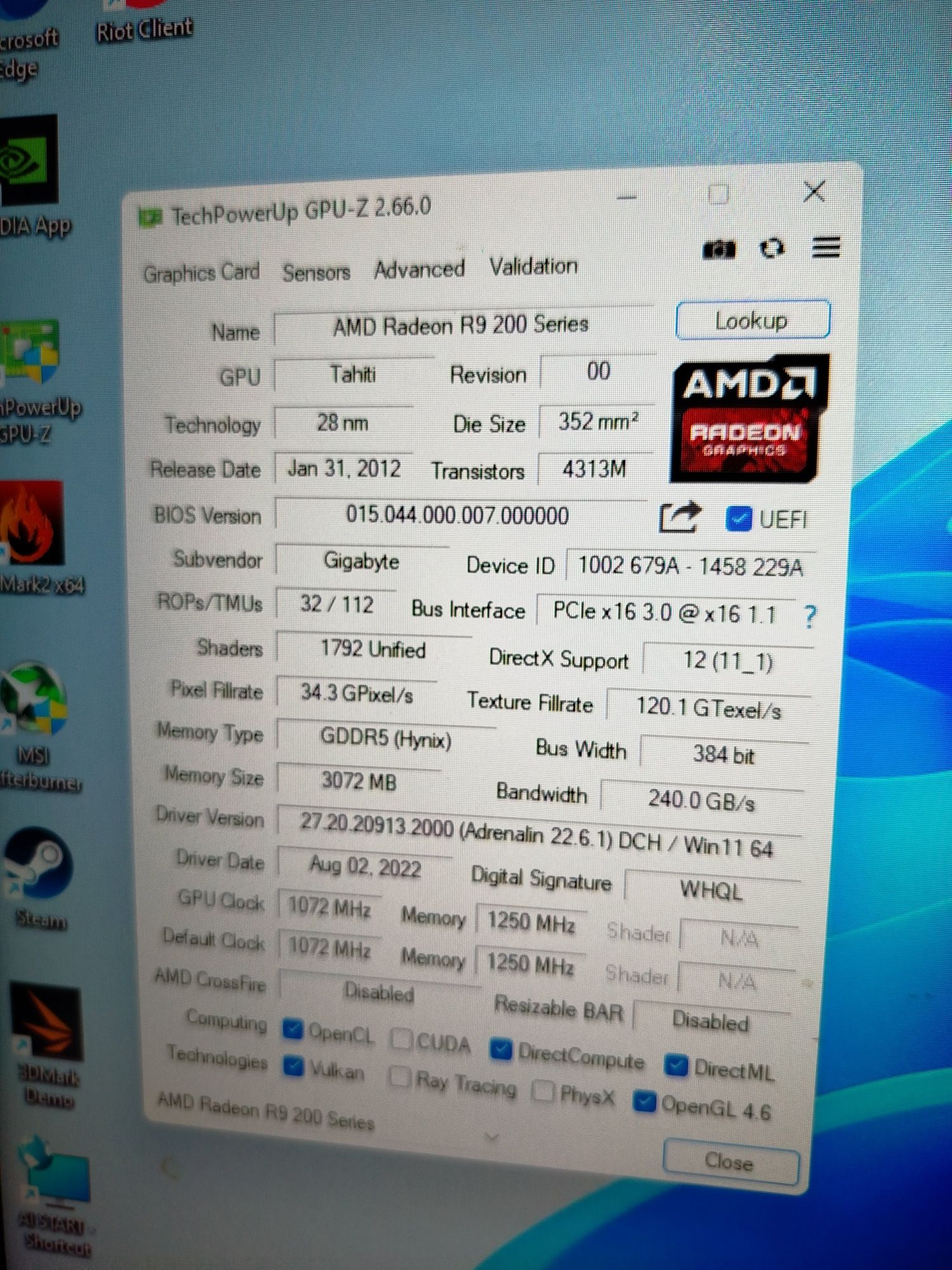 Видео карта RADEON R9 280