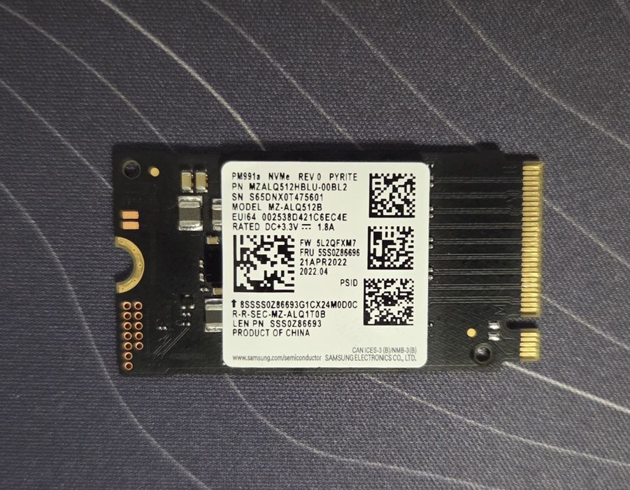 Накопитель SSD NVME 512GB