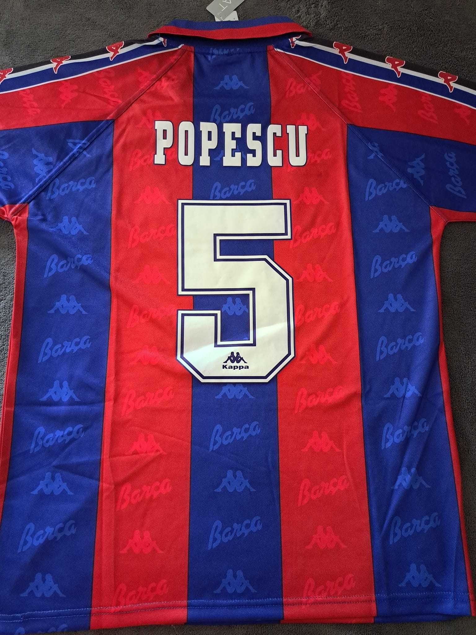 Tricou fotbal Barcelona 1995/96 - POPESCU 5