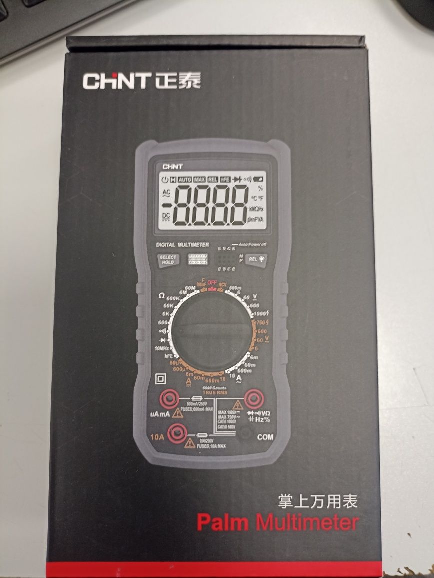 Мультиметр новый в коробке chint zty 890 c+